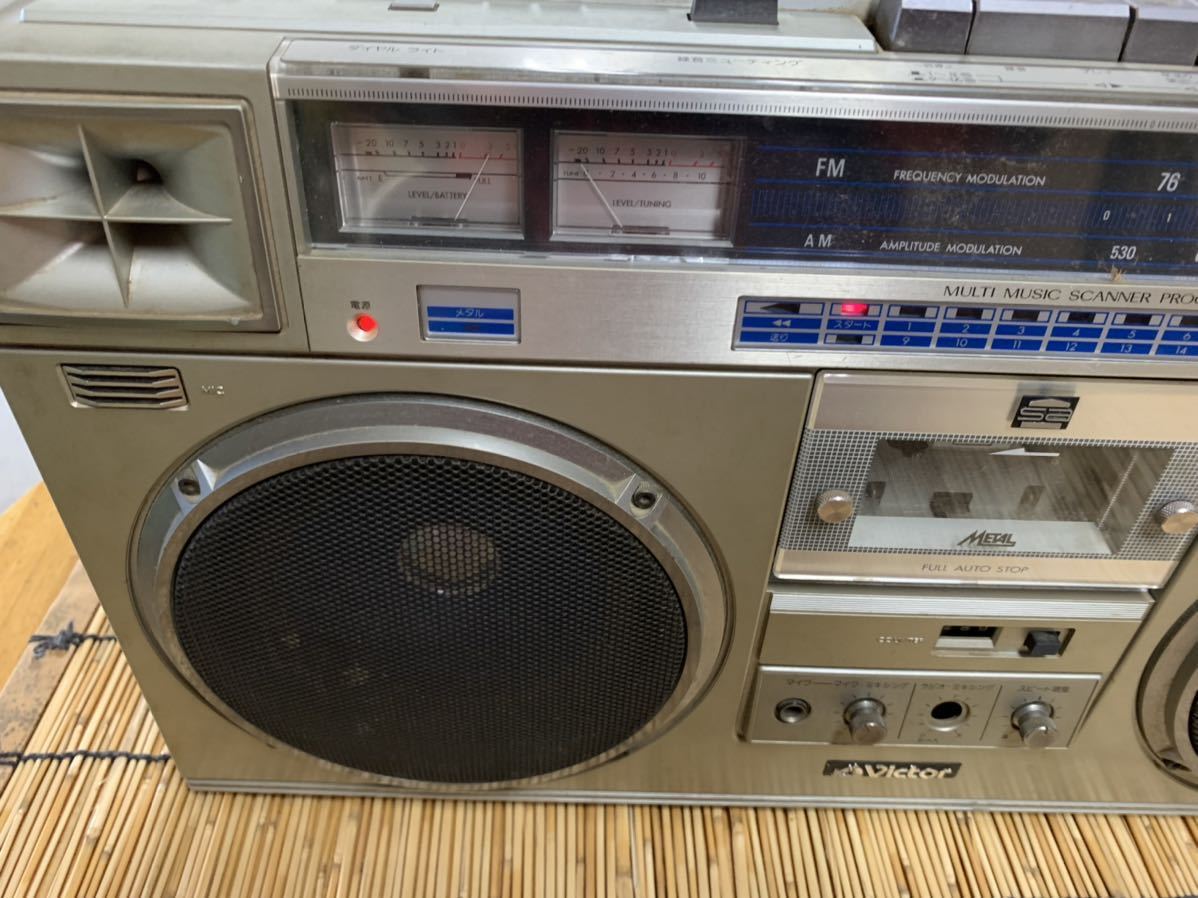 希少 Victor RC-M70 FM⁄AMステレオラジオカセットレコーダー 昭和