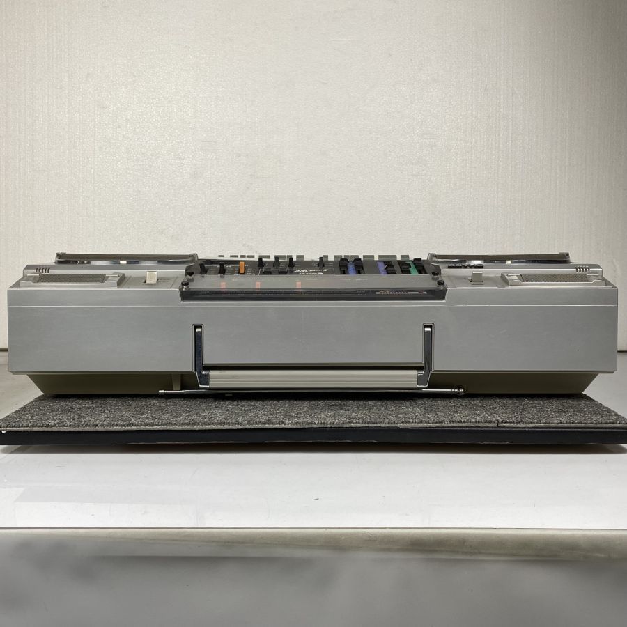 SHARP GF-757 SEARCHER-WF FM&frasl;FM 価格 Retro SHARP GF-757 THE SEARCHER-WF ラジカセ Fm受信確認済み◆ジャンク品【福岡】