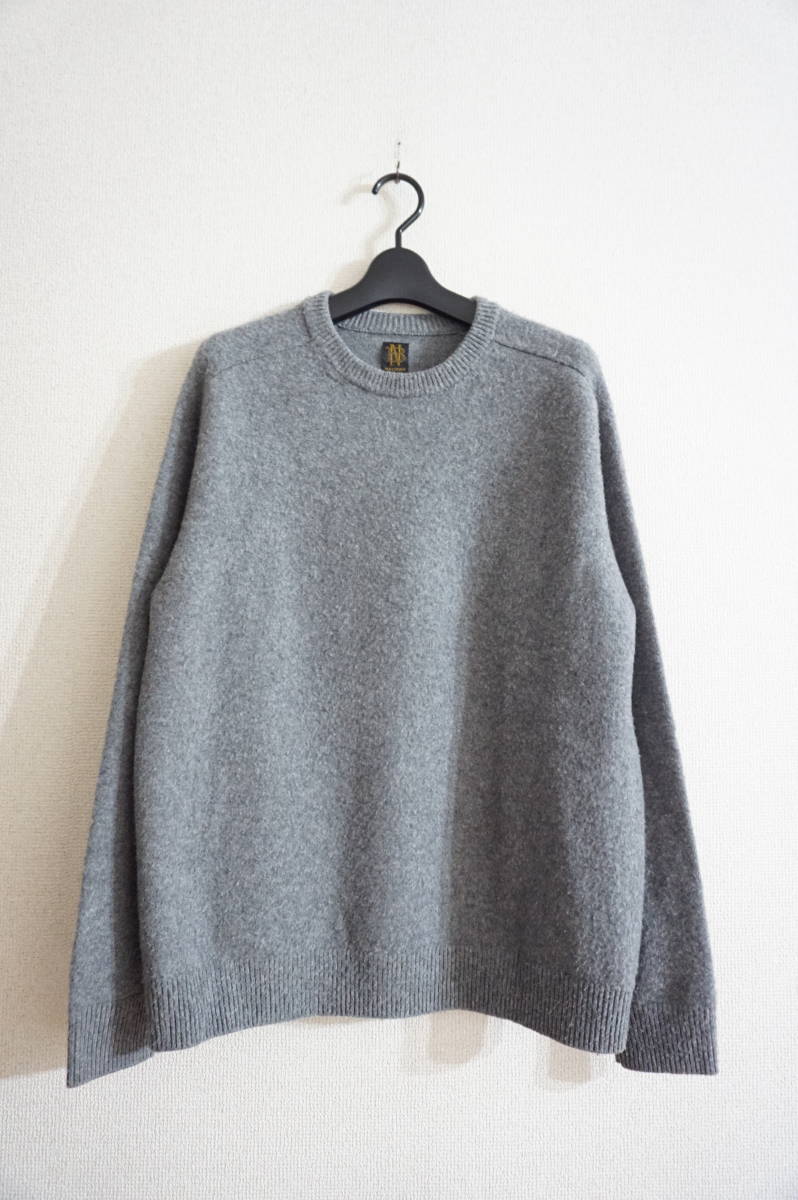 BATONER 2020AW レショップ別注 SHAGGYDOGFLEECE-WOOL ニット L 