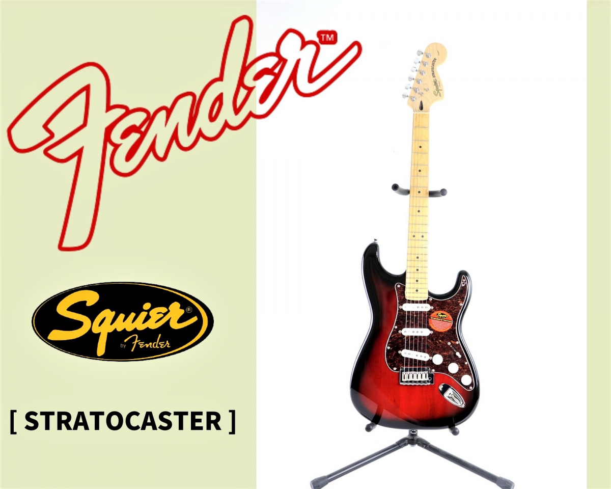 美品』Squier Fender STANDARD Stratocaster 美品】Fender Squier