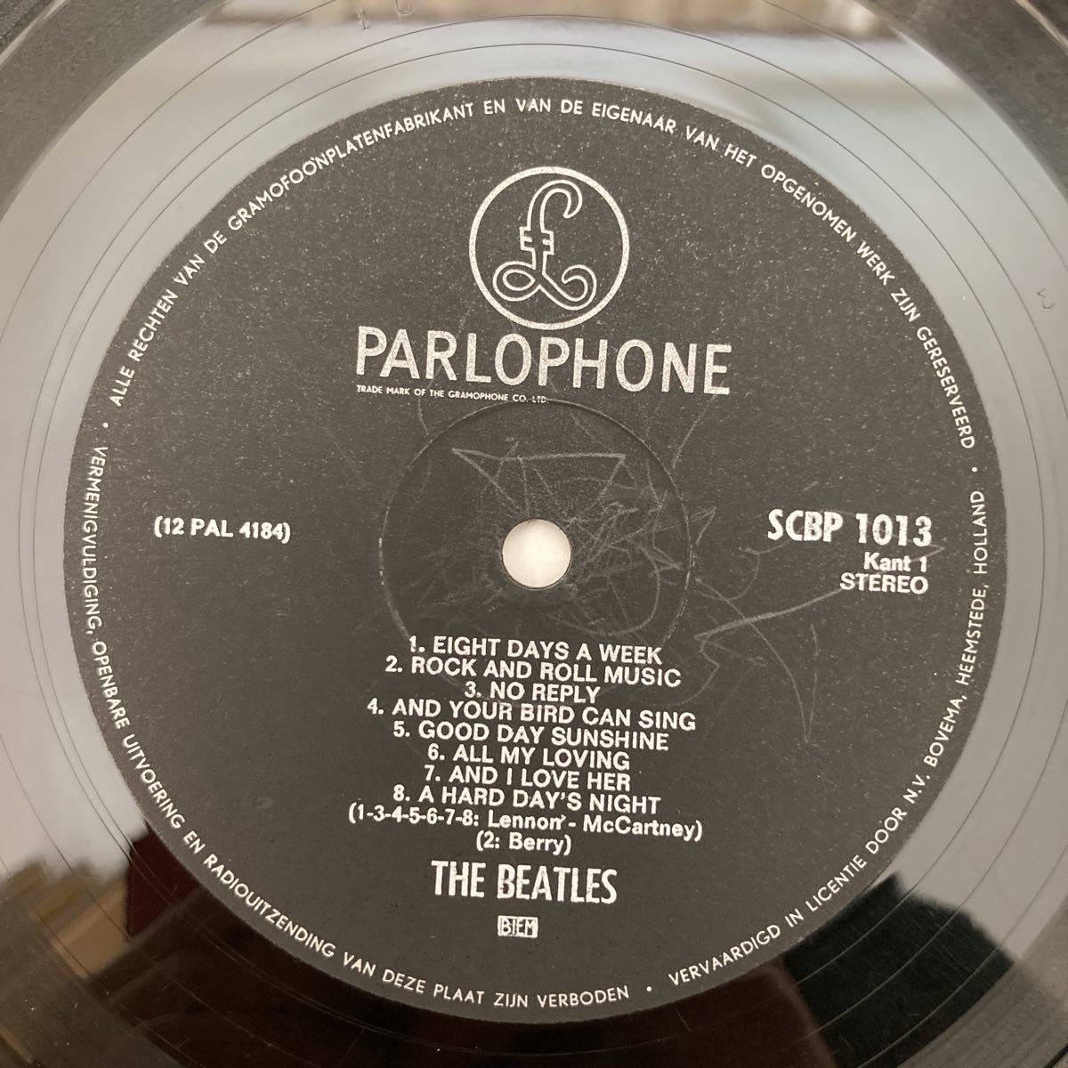 BEATLES オランダオリジナルステレオ盤 John Back Cover ハイハット