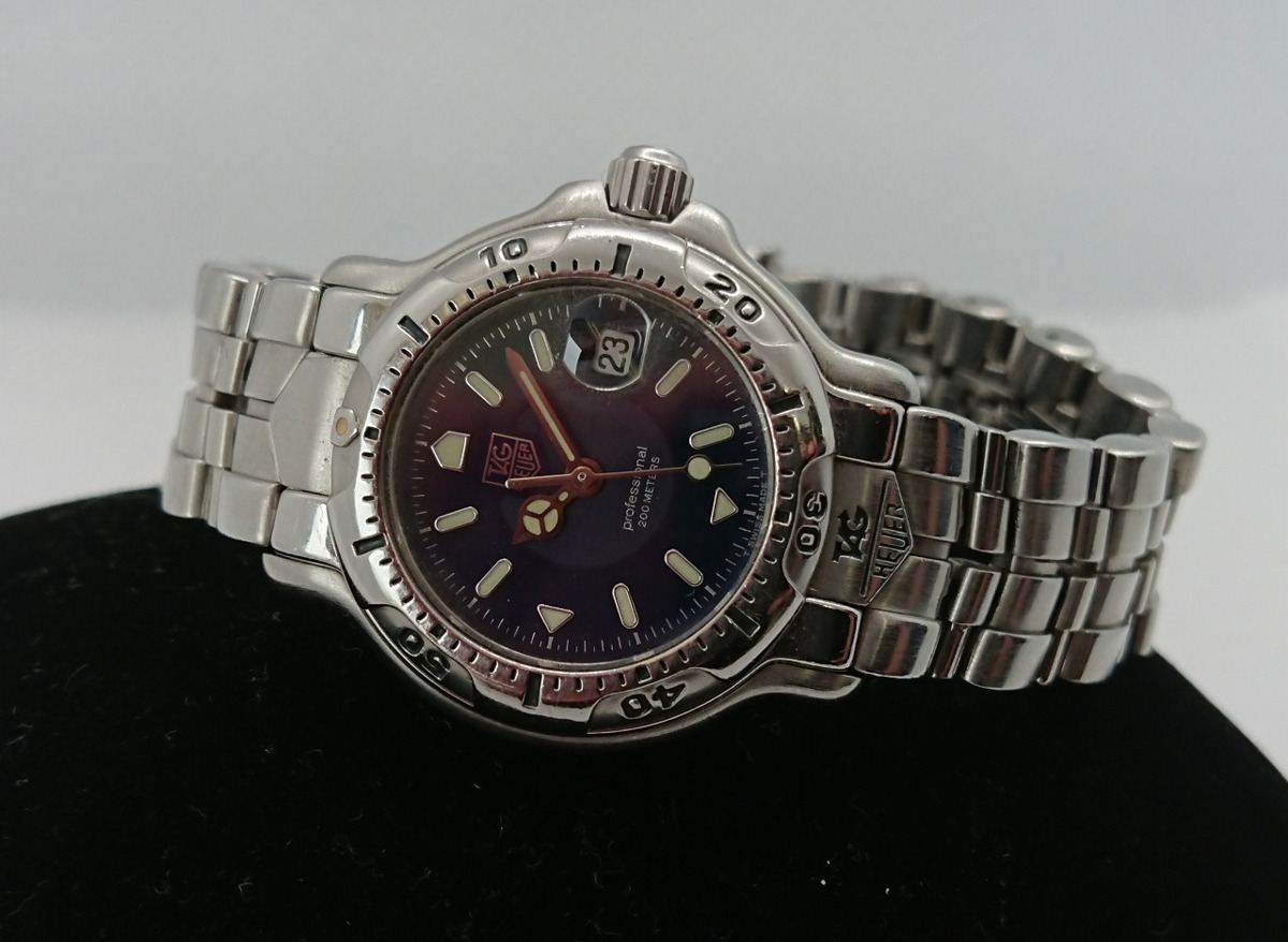 1円 稼働 良品 タグホイヤー QZ WH1315-K1 6000シリーズ