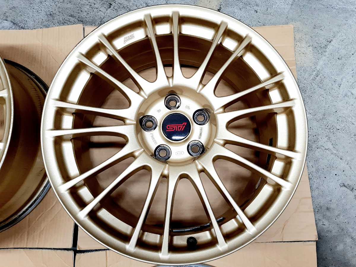 希少】スバル WRX STI 純正 BBS ホイール 4本セットGDB GRB GVB VAB