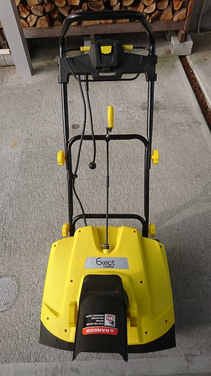  電動除雪機 ほぼ 40Mのみ走行(除雪機)｜売買されたオークション情報、yahooの商品情報をアーカイブ公開 - オークファン 除雪機