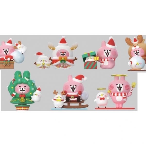 NEW 台湾 正規品 カナヘイの小動物 ピスケ＆うさぎのクリスマス 