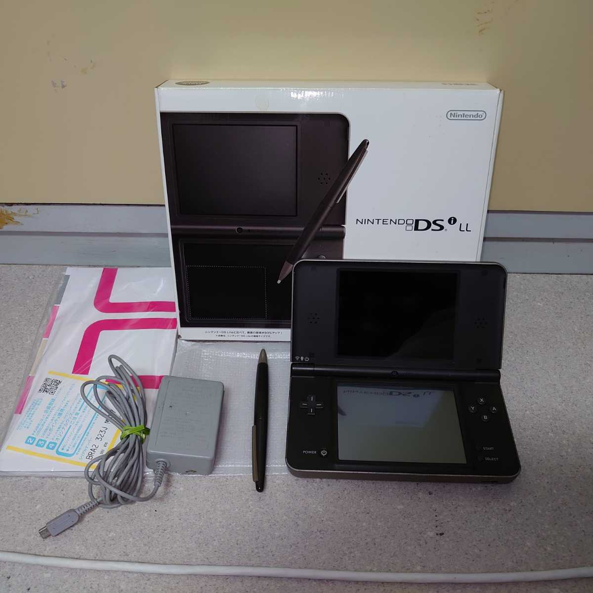 ニンテンドーDSiLLダークブラウン本体箱説付/NINTENDO_DSiLL(DSi LL)｜売買されたオークション情報、yahooの商品情報 ...