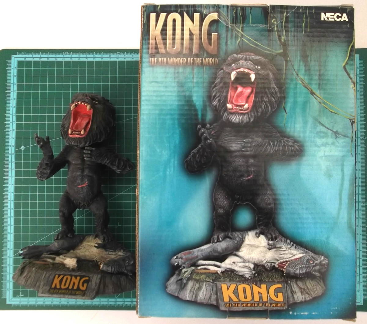 NECA ボブルヘッド　キングコング箱付き開封商品 送料無料□NECA□ネカ○キングコング○KONG(VS VRex)○ヘッドノッカー