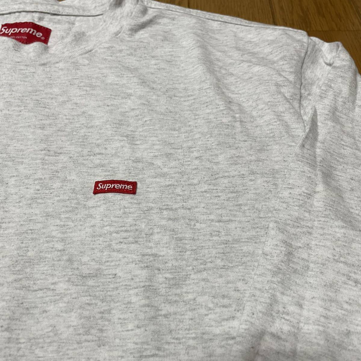 Supreme Small Box Logo LS Tee ash grey シュプリーム スモール