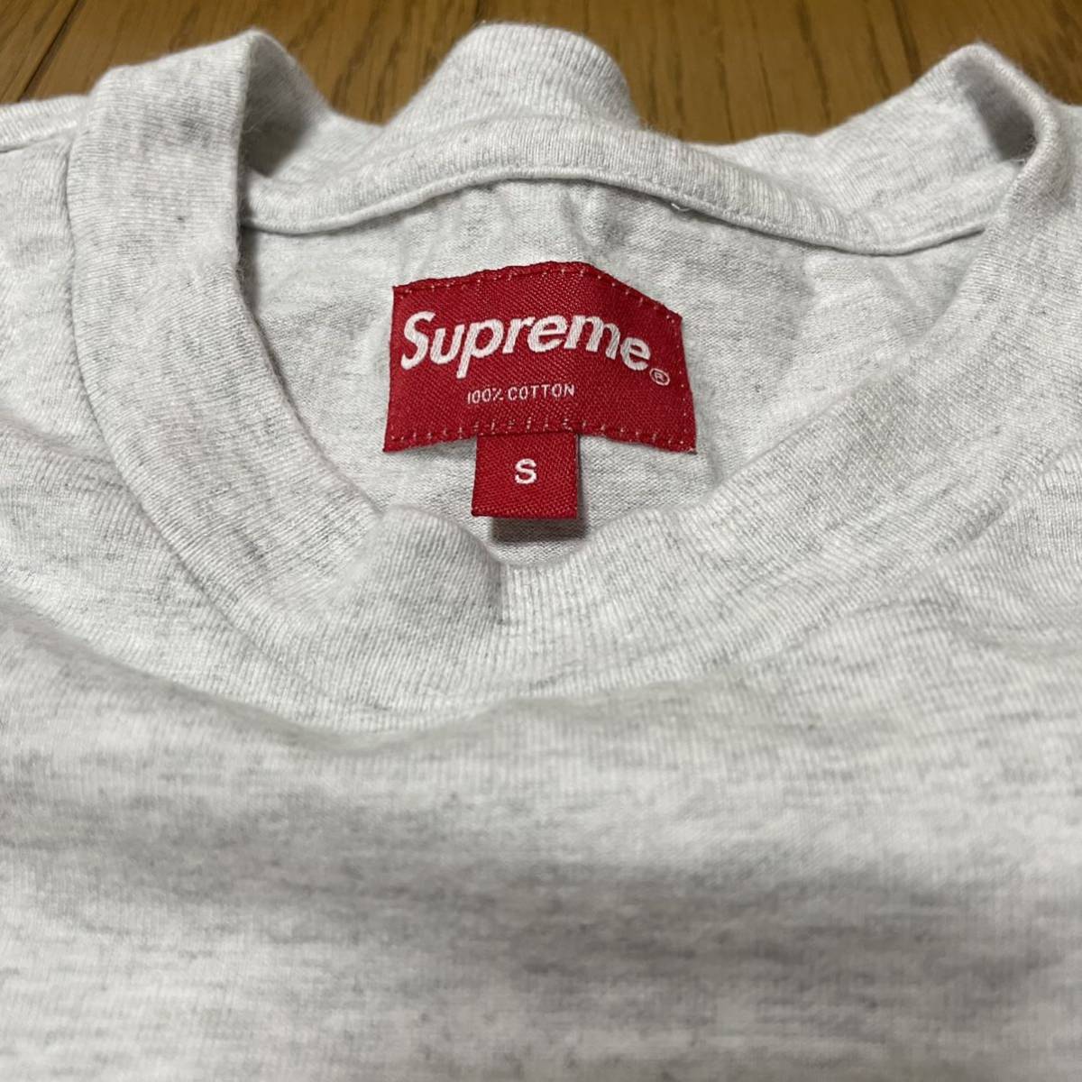 Supreme Small Box Logo LS Tee ash grey シュプリーム スモール