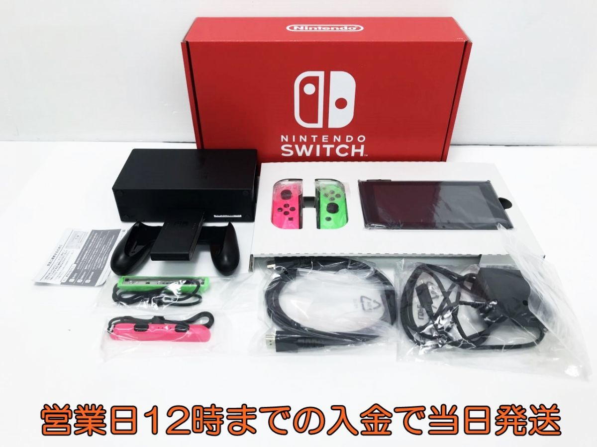1円】新型 Nintendo Switch Joy-Con (L) ネオングリーン/ (R) ネオン