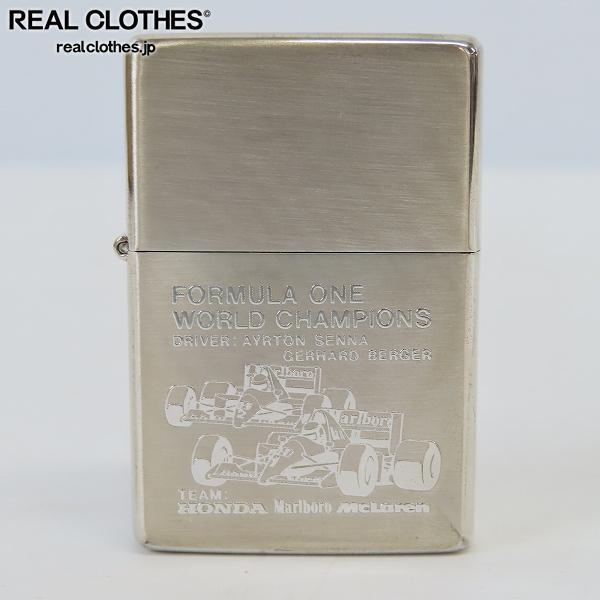 ZIPPO/ジッポー HONDA/ホンダ F-1 COLLECTION Malboro/マルボロ McLaren/マクラーレン FORMULA ONE WORLD CHAMPIONS 92年製 /LPL