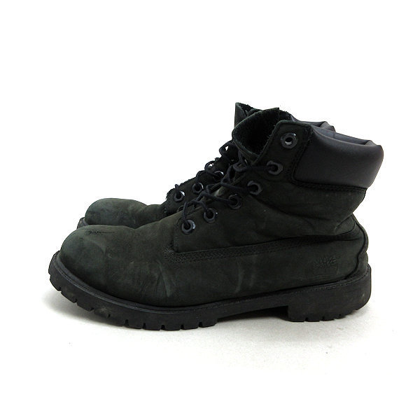Timberland ブラック ワークブーツ 24.5cm