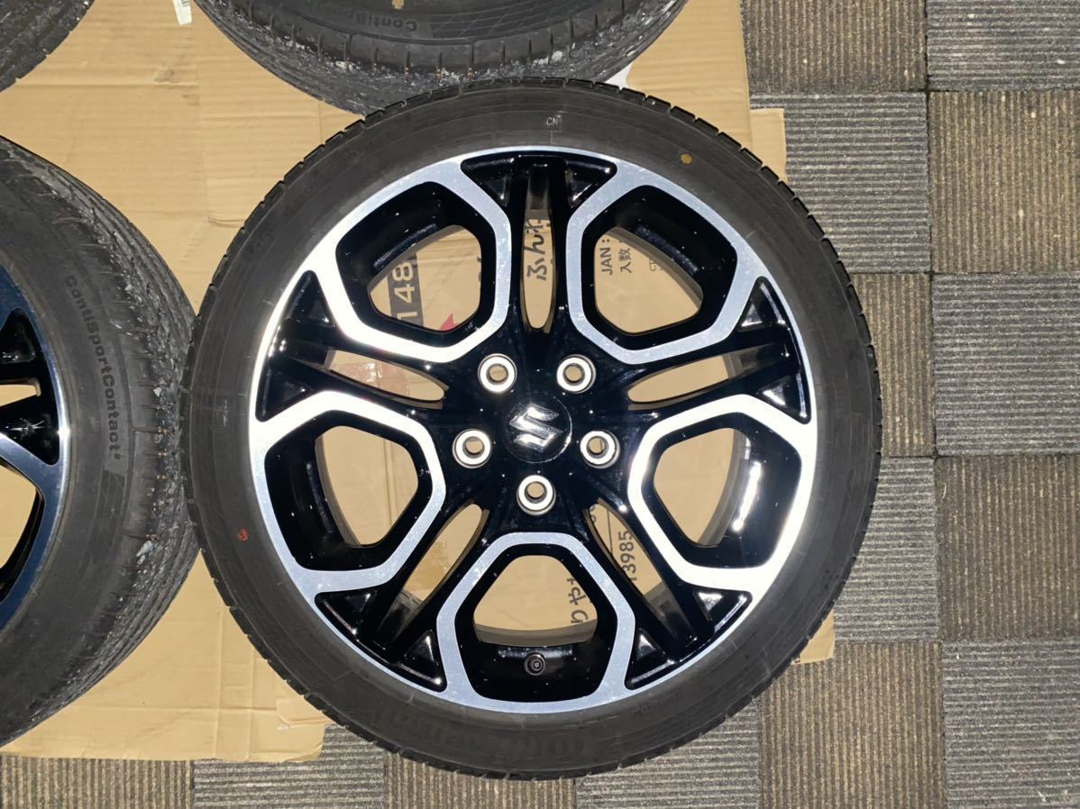 スイフトスポーツ zc33s 純正アルミホイール 美品 使用期間1ヶ月 4本