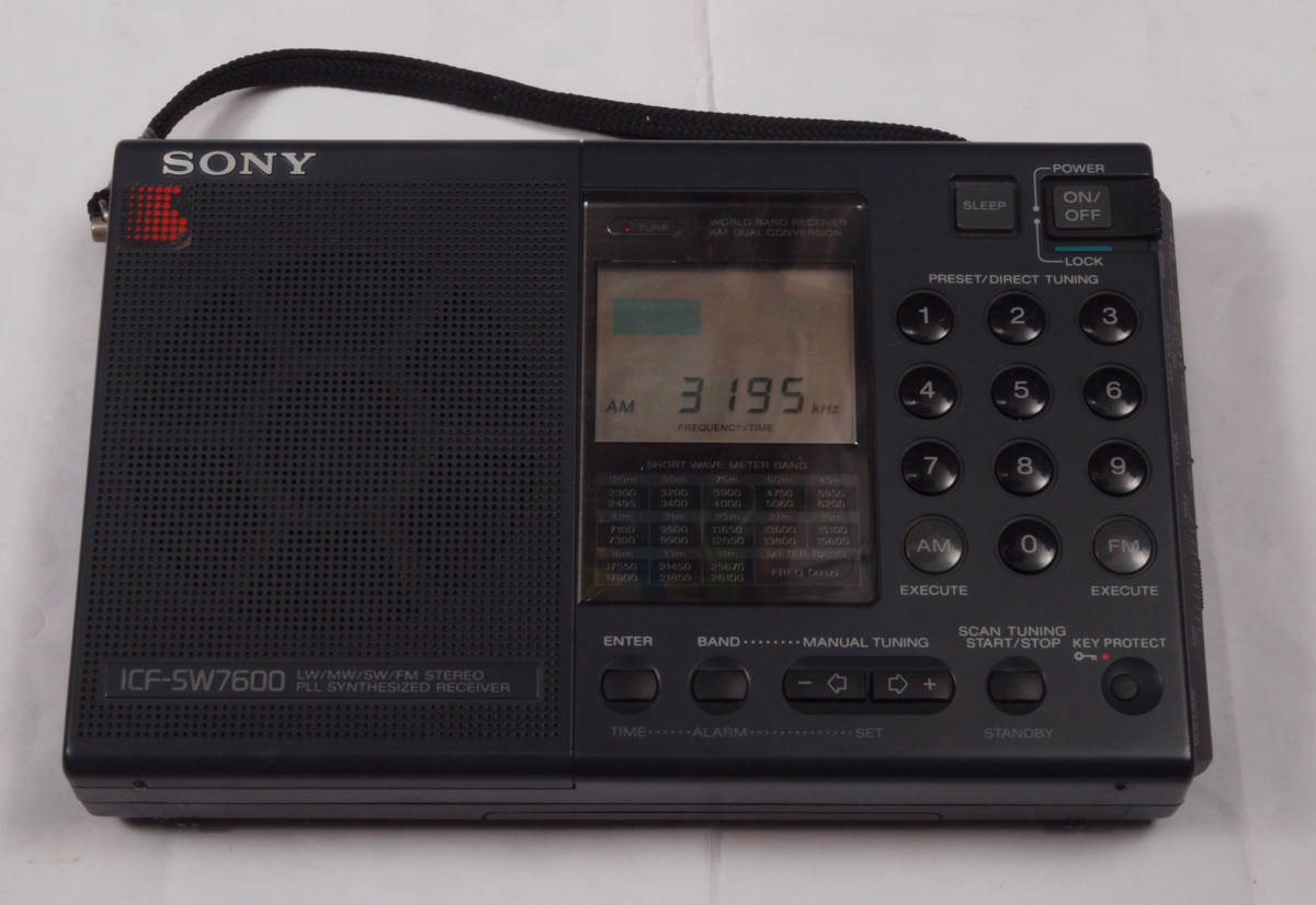 SONY ICF-SW7600G ワールドバンド受信機 ソニー SONY ICF-SW7600G超高感度ワールドバンドレシーバー FM/SW/MW
