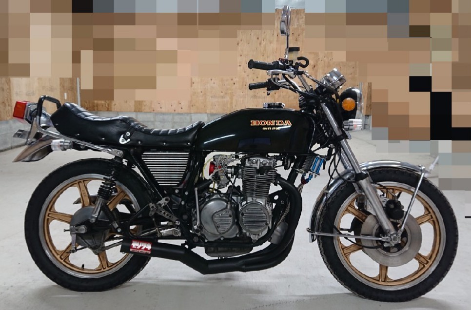 ホンダ CB400F FOUR 398 国内 フルカスタム 旧車 当時 パーツ 多数 Z2
