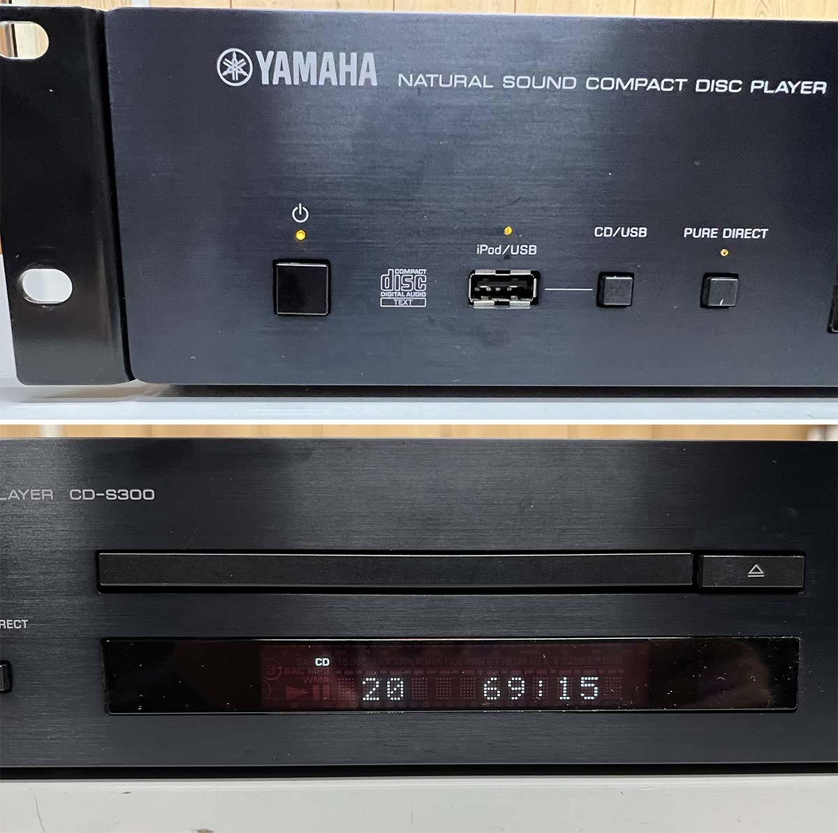 ○ YAMAHA CDプレーヤー CD-S300 HiFiコンポーネント USB入力 ラック 