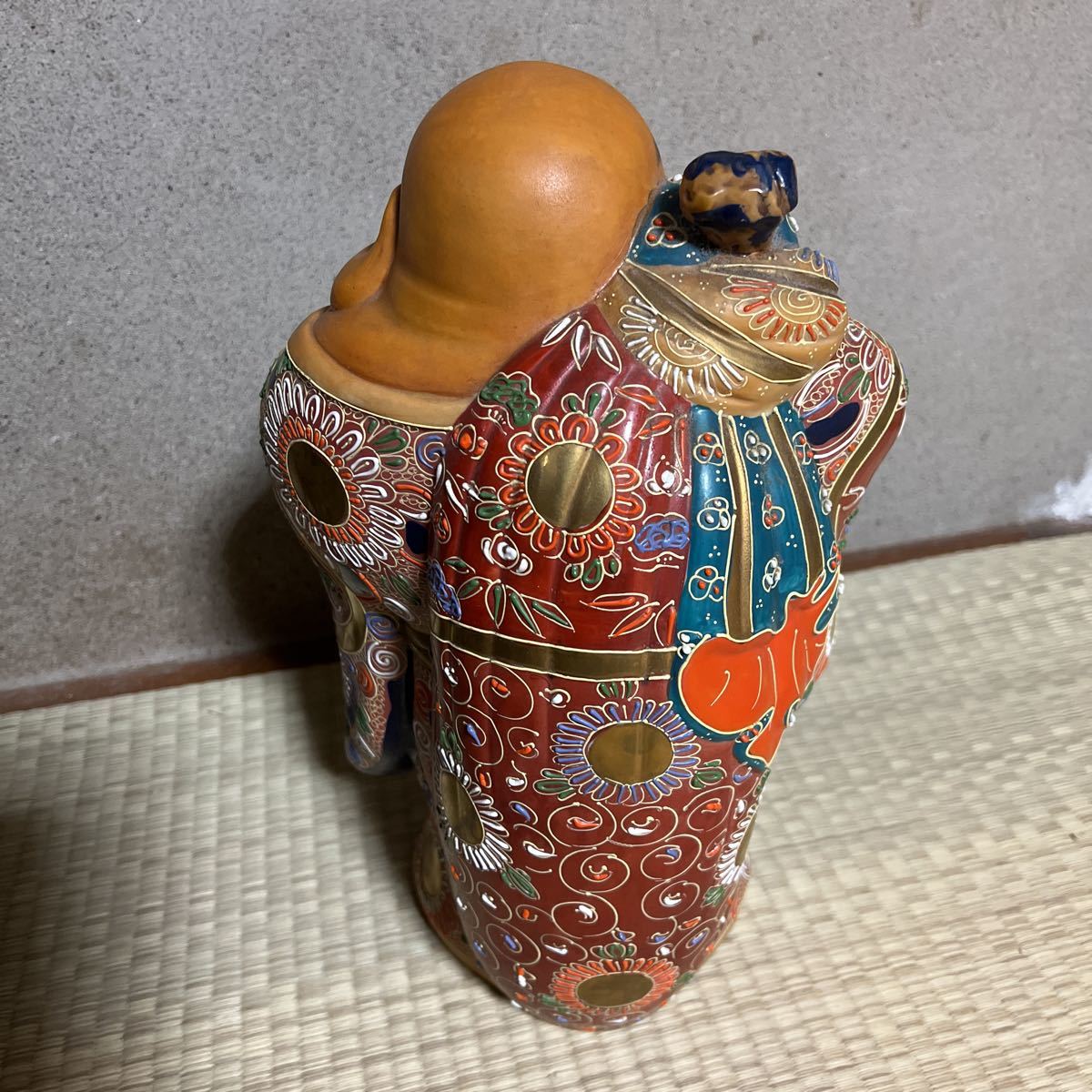 九谷焼 布袋置物 21cm13cm10cm 九谷焼 布袋置物 21cm13cm10cm 九谷焼