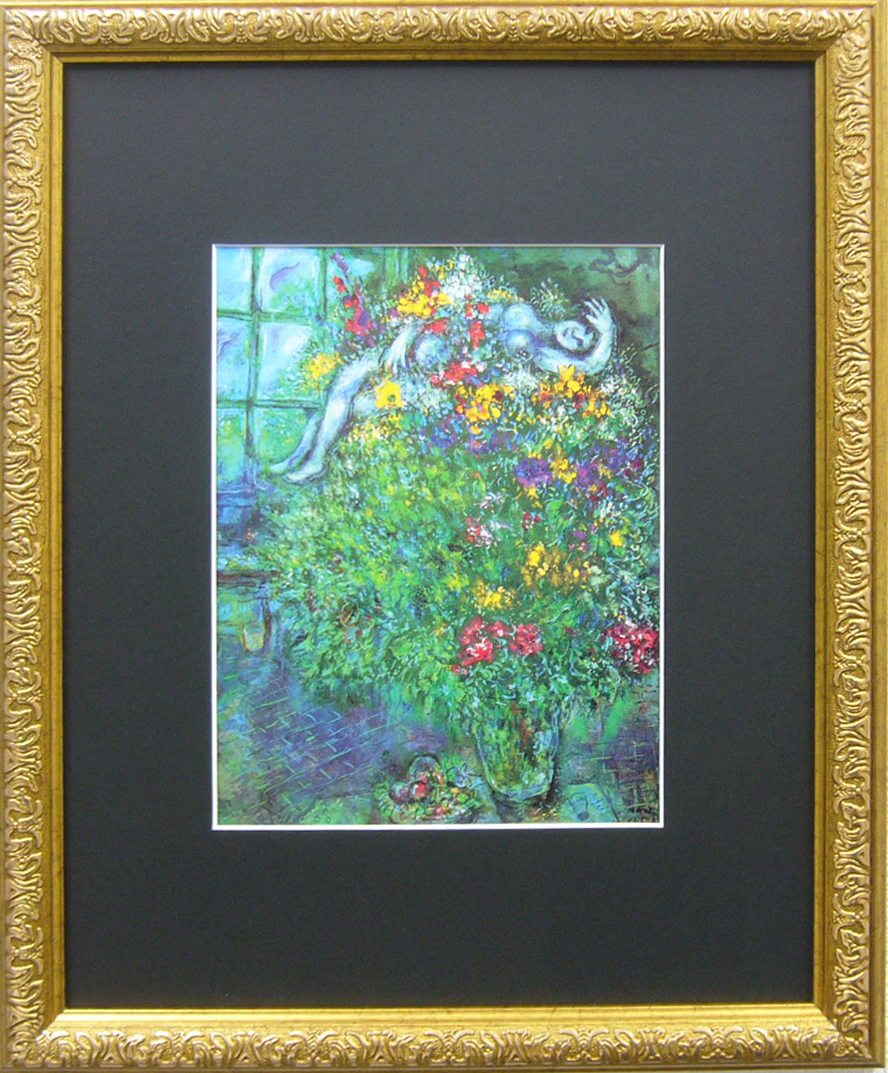 マルク シャガール 絵画 アートポスター 情熱の花束 その他 売買されたオークション情報 Yahooの商品情報をアーカイブ公開 オークファン Aucfan Com