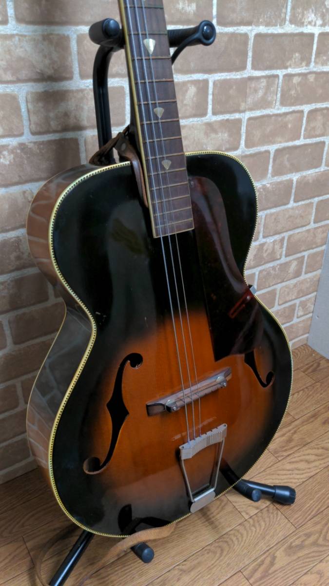 Kay ピックギター ビンテージ / ハードケース付き Yahoo!オークション - Kay ケイ ピックギター （Vintage Arch Top Guit