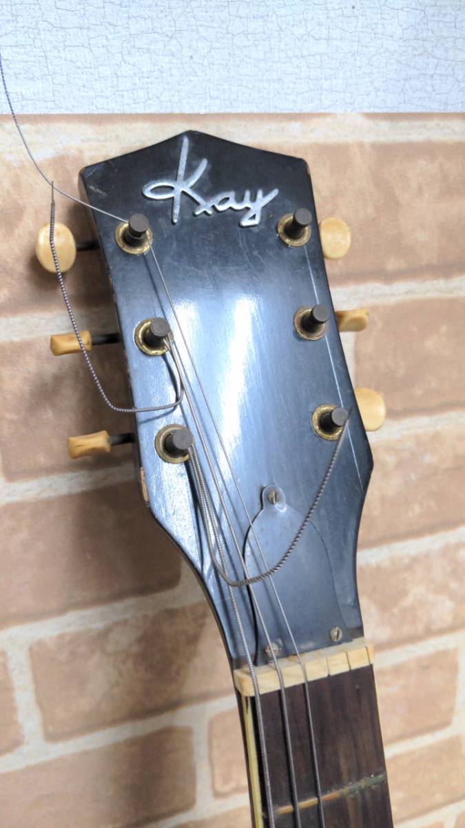 Kay ピックギター ビンテージ / ハードケース付き 0130Y180＞希少品☆Kay【ケイギター】N-2 Archtop ピックギター KAY