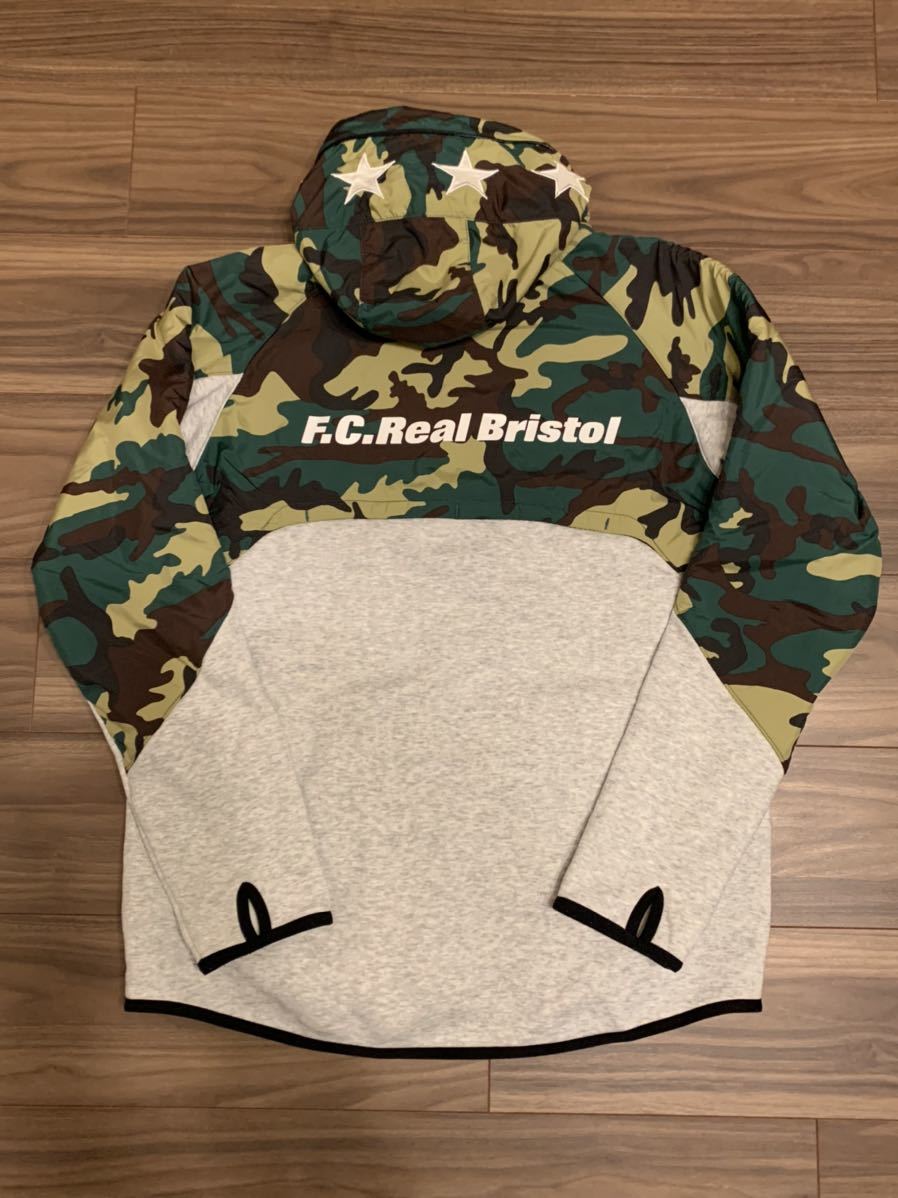 美品 14AW FCRB × NIKE F.C.Real Bristol SWEAT HOODIE CAMO sizeL 