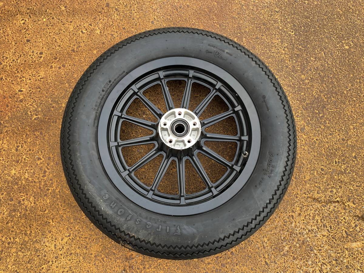 中古 ハーレーダビッドソン 純正13本キャストホイール Firestone 