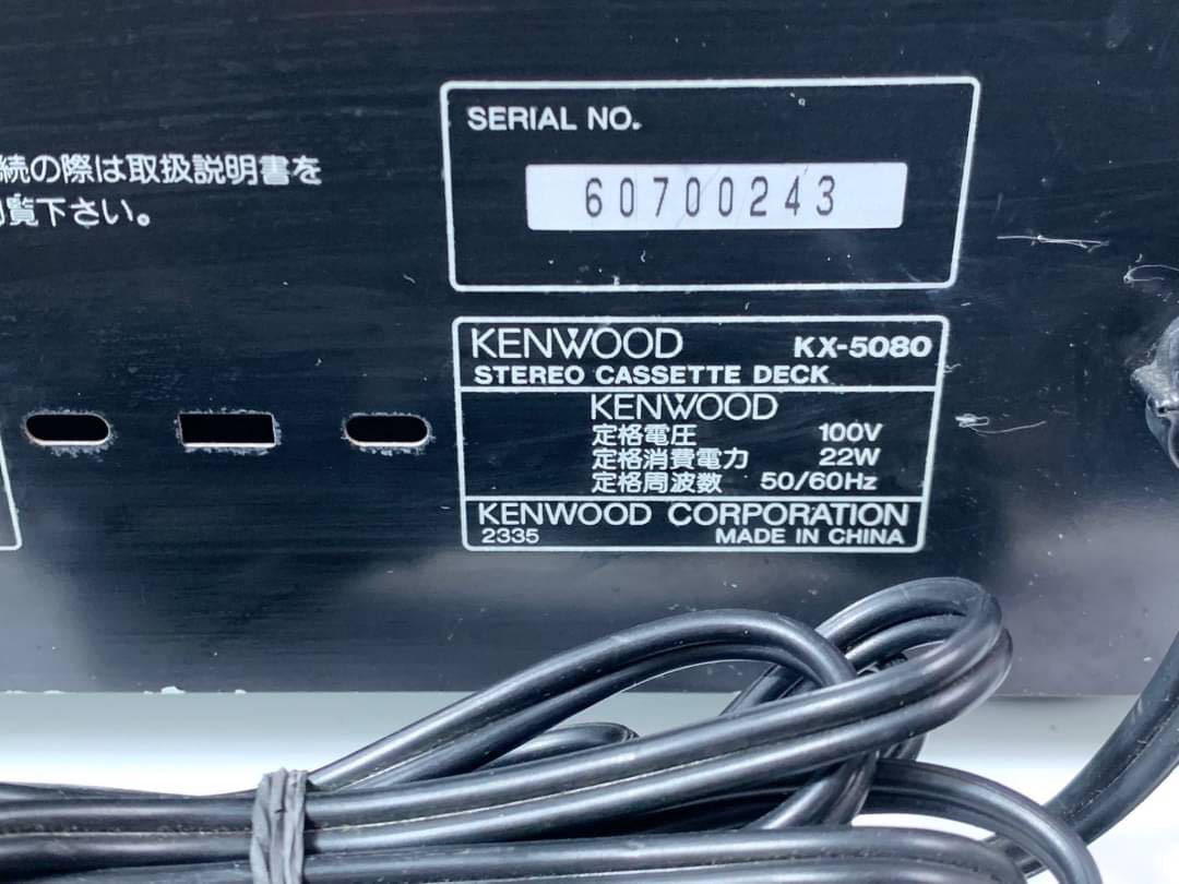 KENWOOD KX-5080S ステレオ カセットデッキ 【公式通販】