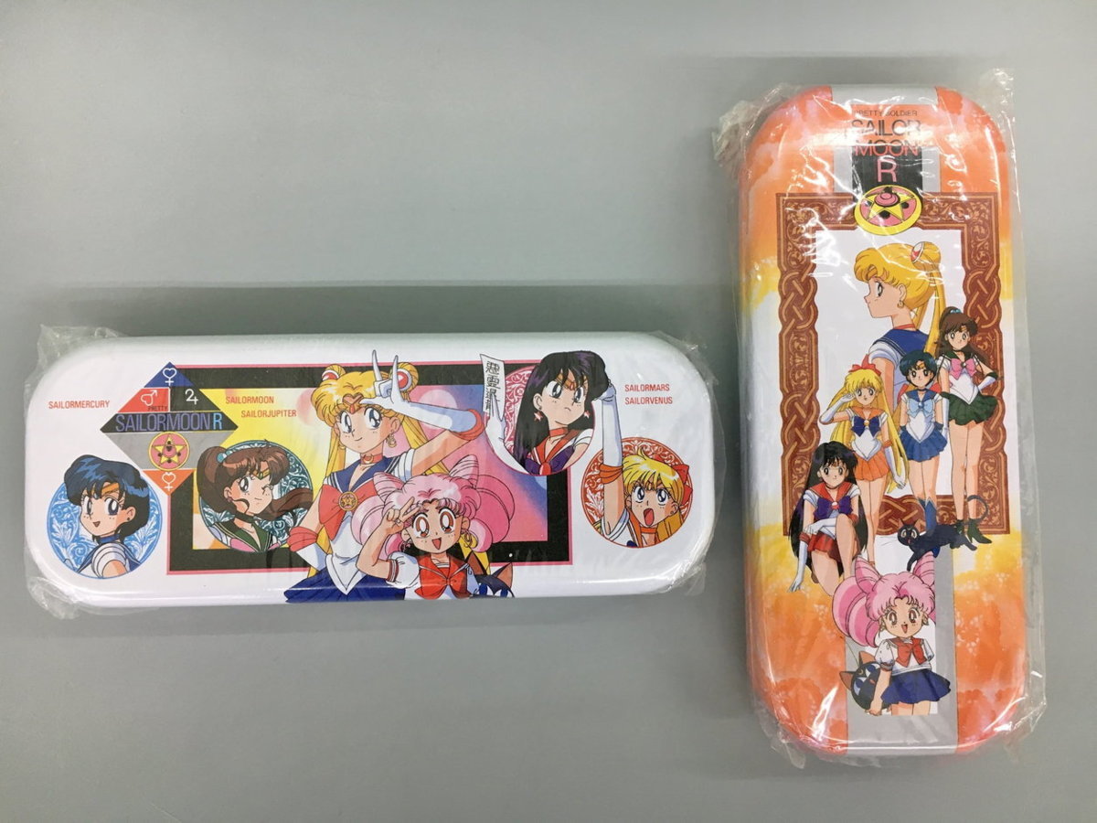 美少女戦士セーラームーンR 缶ペンケース 計2点セット 未使用