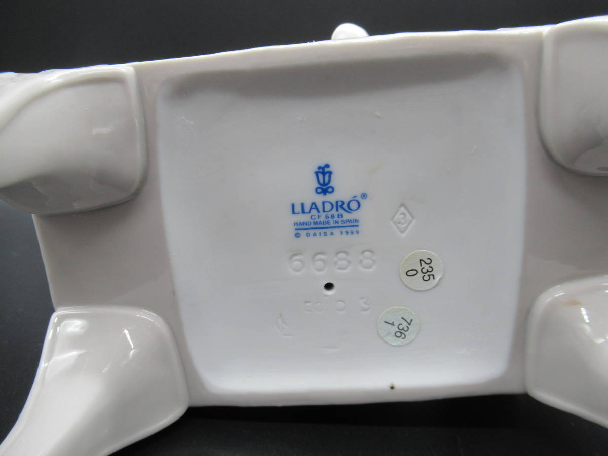リアドロ陶器置物マルチーズ LLADRO リヤドロ 6688 陶器 置物 犬 マルチーズ (リヤドロ)｜売買され