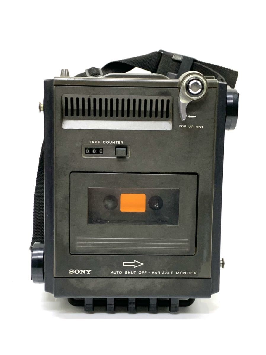 SONY FX-300 - 昭和レトロ ソニー JACKAL300 白黒テレビ付きラジオ FM