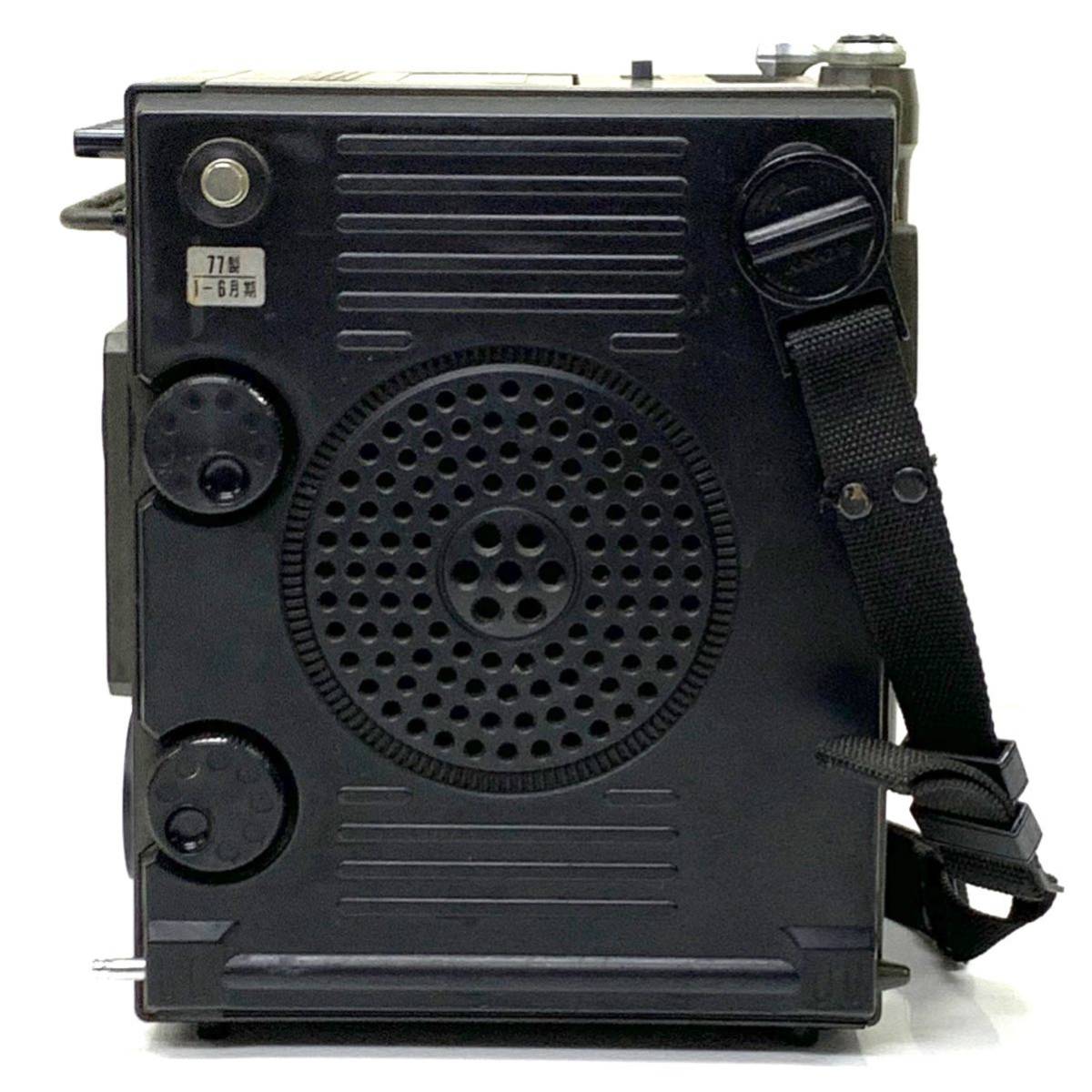 SONY FX-300 - 昭和レトロ ソニー JACKAL300 白黒テレビ付きラジオ FM