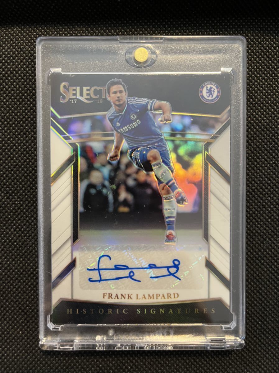 Panini SELECT Soccer Frank Lampard auto /65 Chelsea FC 直筆サインカード 