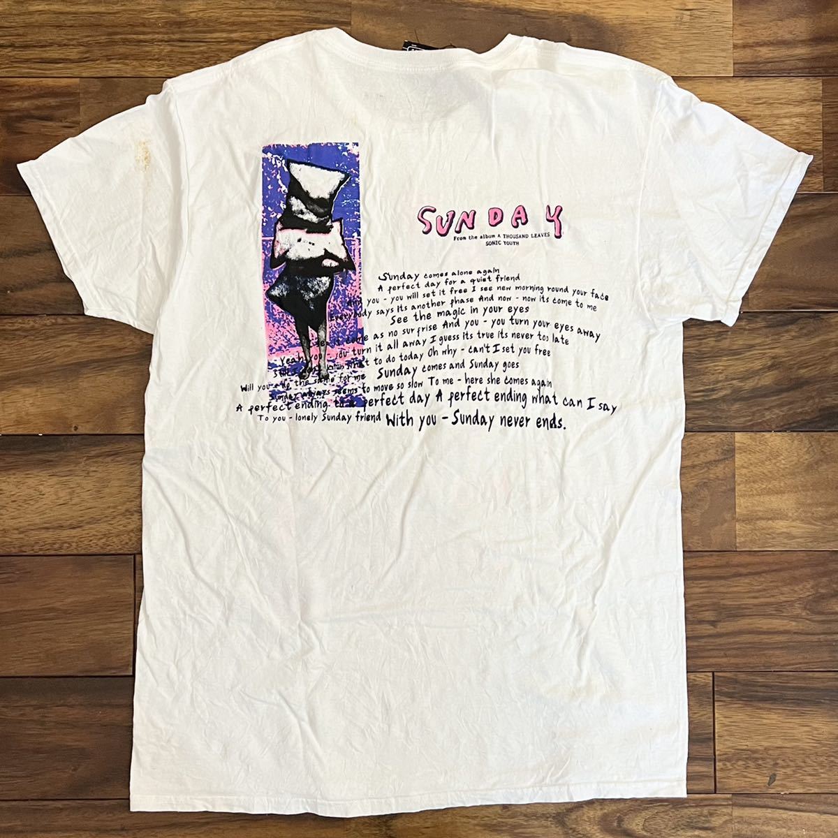 レア SONIC YOUTH Tシャツ ソニックユース シルクスクリーン 半袖T 