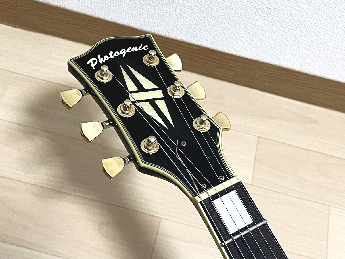 綺麗 Photogenic エレキギター レスポールタイプ ハードケース付き