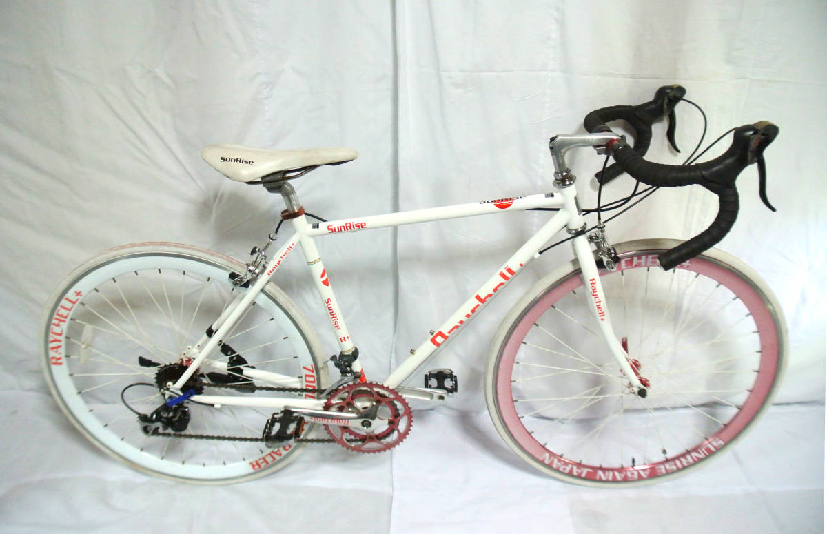 ☆ 1円～Sun Rise【Raychell+】※ ROAD RACER R+714 軽快ロードバイク 14