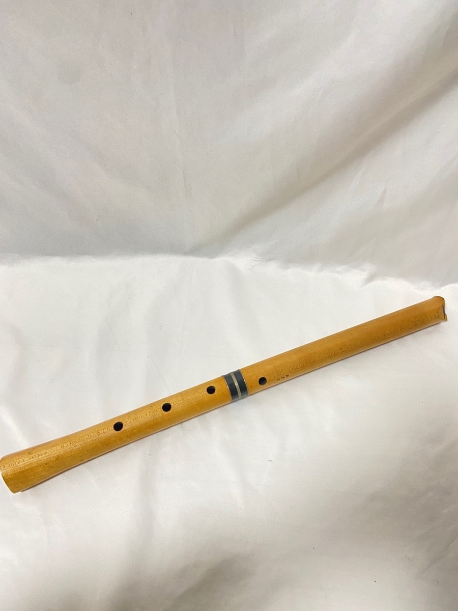 尺八 琴古流 胡蝶 約55cm 古楽器 和楽器 / 80 (005960D) 和楽器 尺八