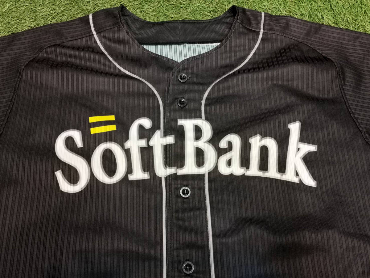 DESCENTE 福岡ソフトバンク・ホークス ジャケット 黒 支給品 XA 【公式