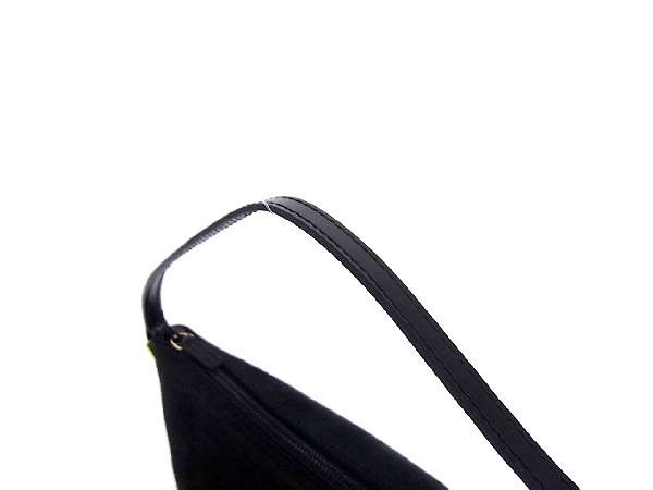 1円 GUCCI グッチ 039 1103 002058 スエード ゴールド金具  