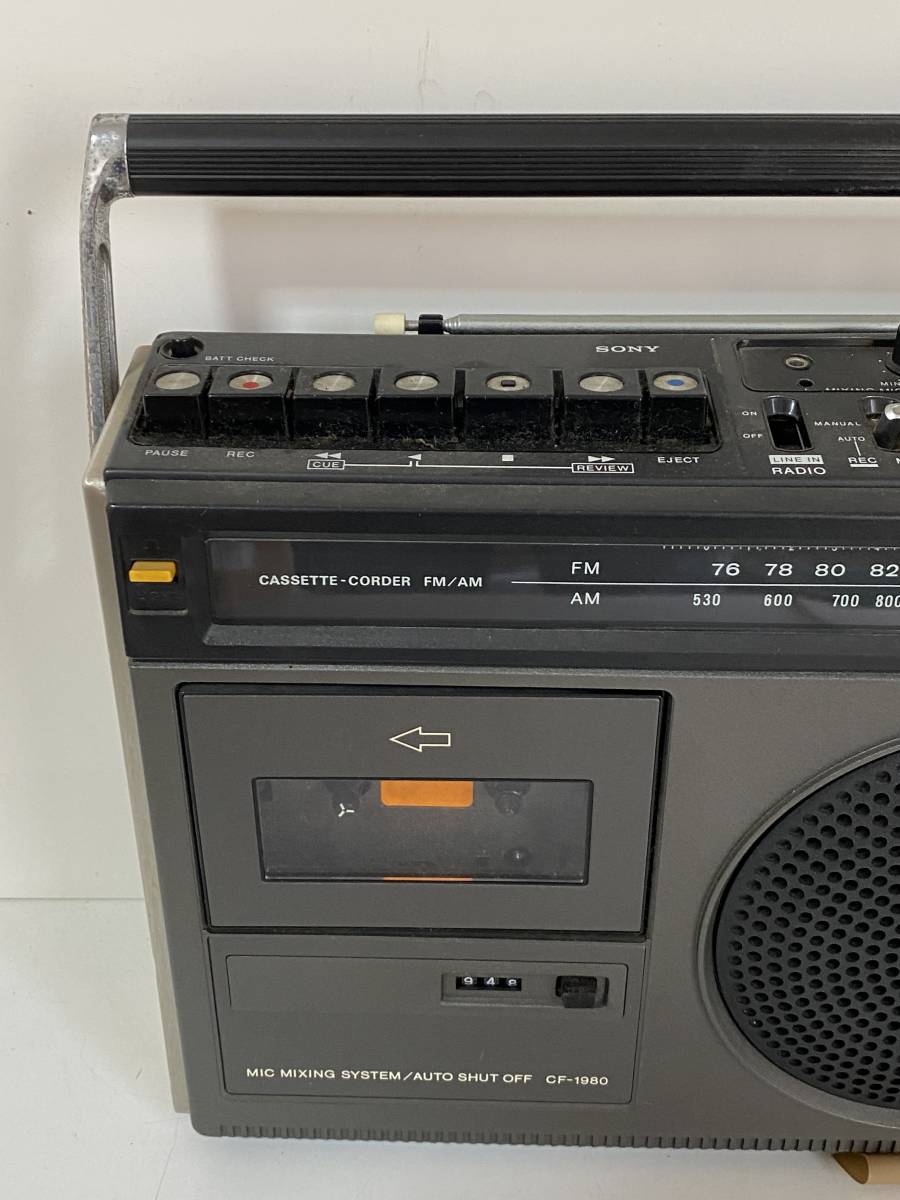N◇SONY ソニー◇カセットコーダー CASSETTE CORDER 2BANDS CF-1980