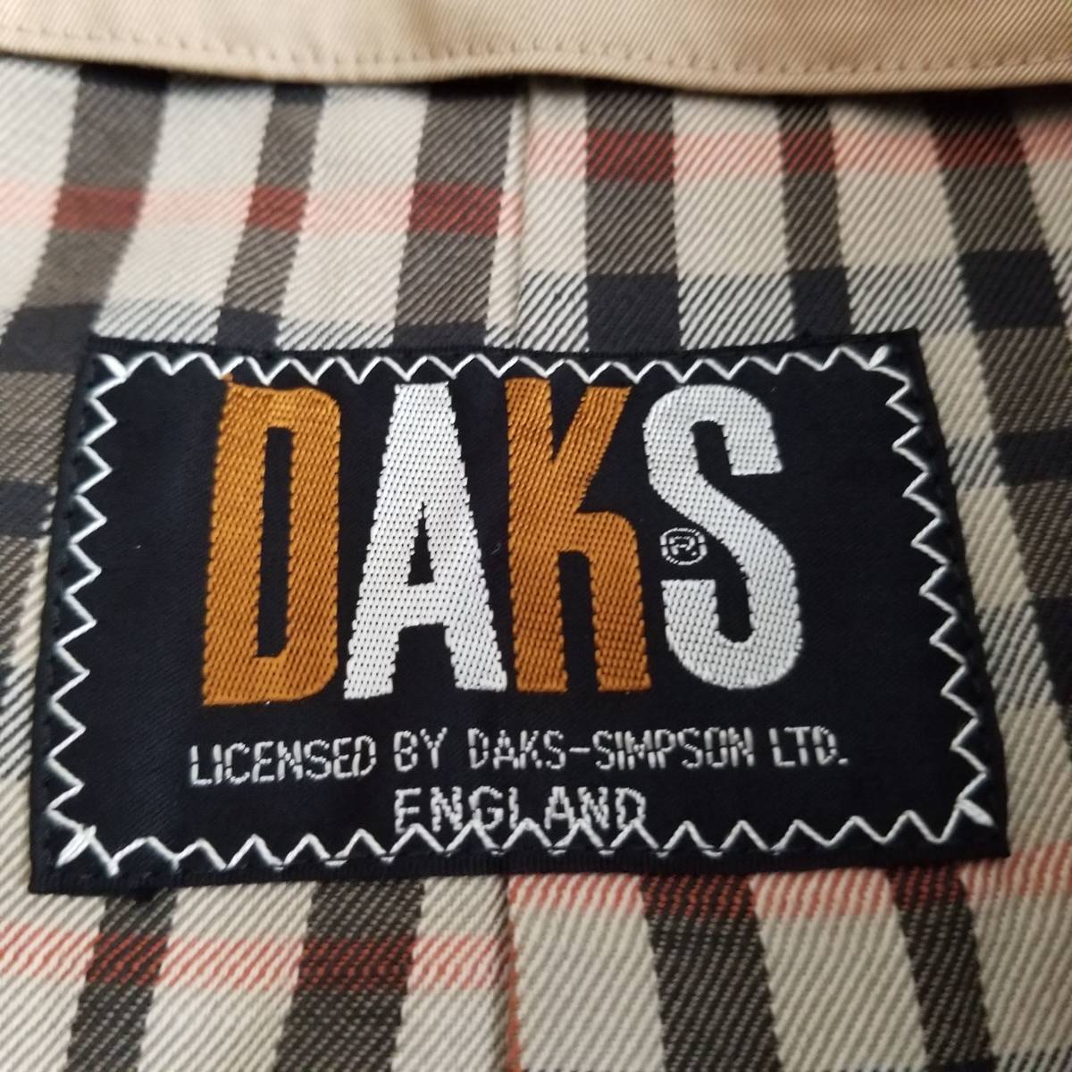 DAKS ダックス トレンチコート ロングコート ベージュ DAKS ダックス トレンチコート ロングコート ベージュ