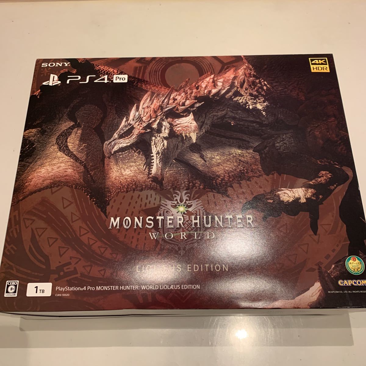 PS4 Pro MONSTER HUNTER: WORLD リオレウスエディション SSD交換品