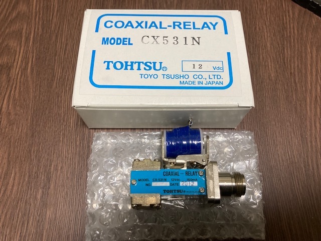 TOHTSU　COAXIAL-REALY　CX531N（東洋通商　同軸リレーNタイプ）中古_1