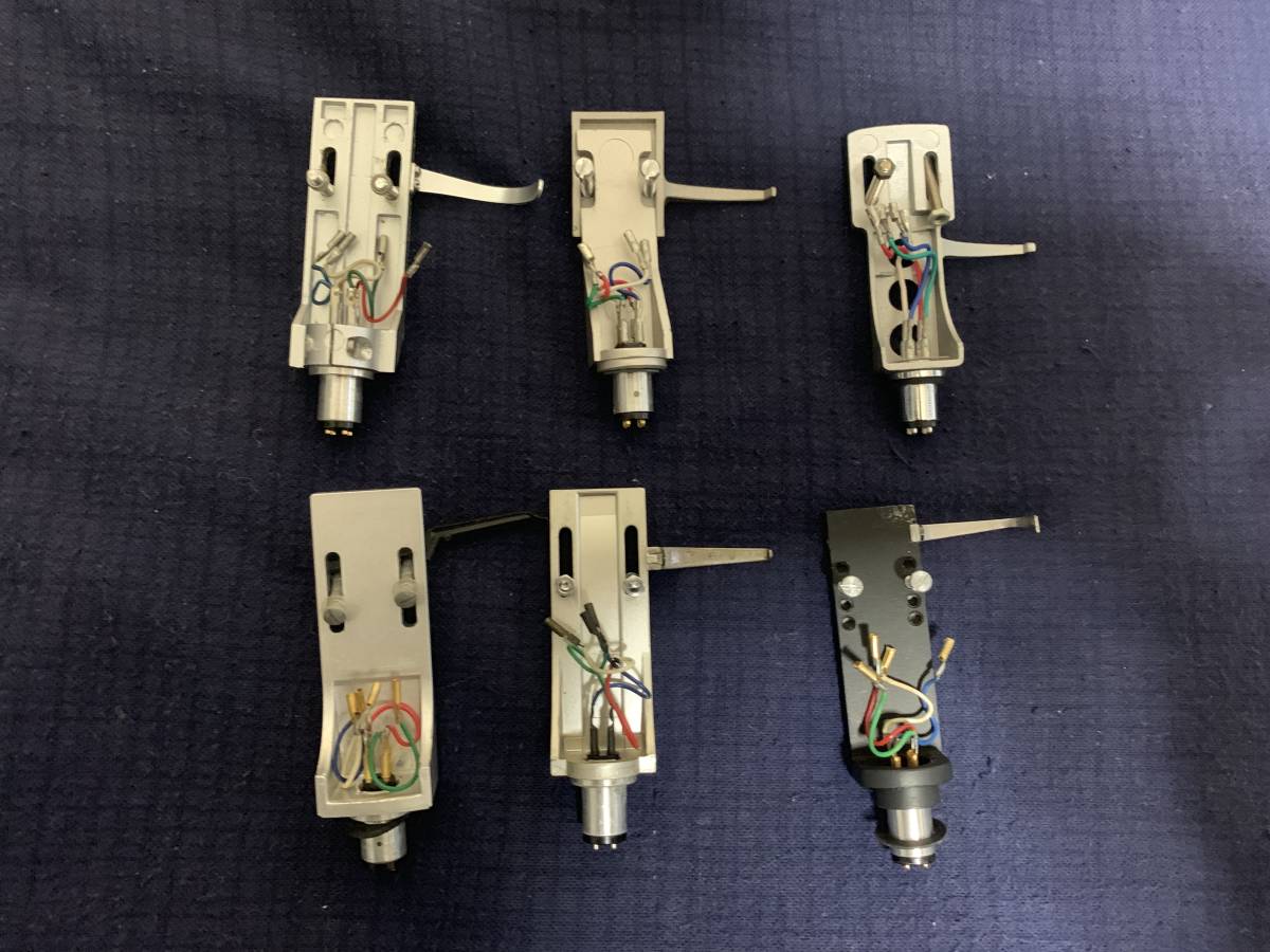 アナログ レコードプレーヤー用 ヘッドシェル 6種 合計6個 本体動作  