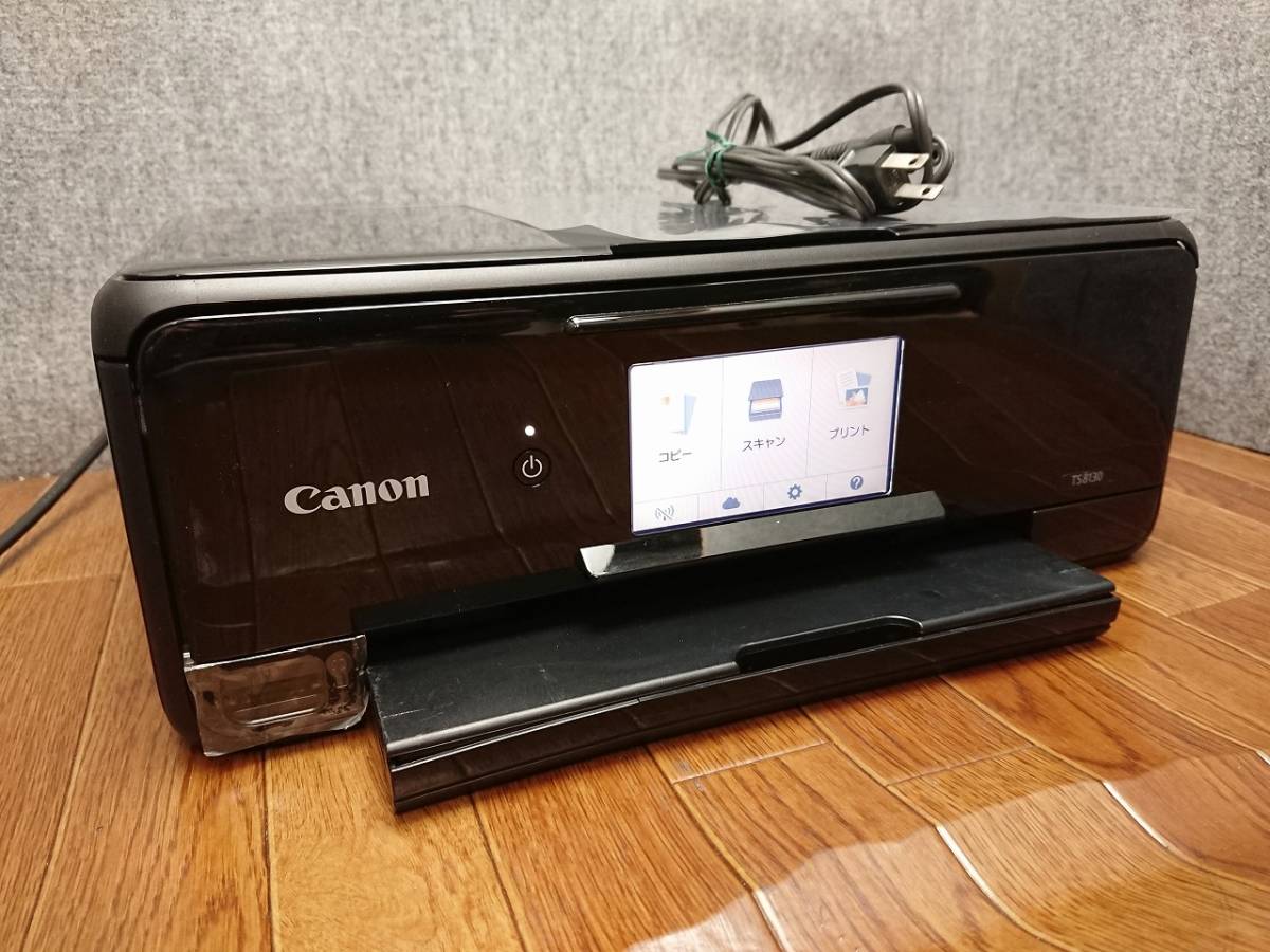 お得，限定セール 印刷正常 総印刷少 1円スタ PIXUS TS8130 キャノン Canon インクジェット複合機 プリンター ブラック / 2017年製 管：0203EHKHR(キヤノン)｜売買されたオークション情報、yahooの商品情報をアーカイブ キヤノン