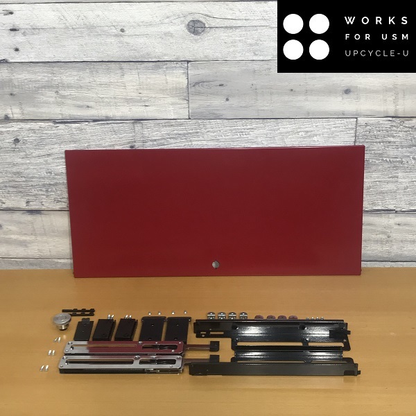 USMハラー/hallerフリップアップドア1枚と金具+専用パネル１枚-1純正品 USM Haller ハラーシステム 純正 フリップアップドア1セット flip-up