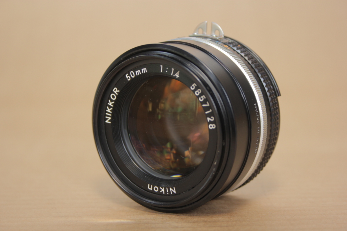 ☆Nikon ニコン 50mm f1.4 NIKKOR オールドレンズ Fマウント 35mm