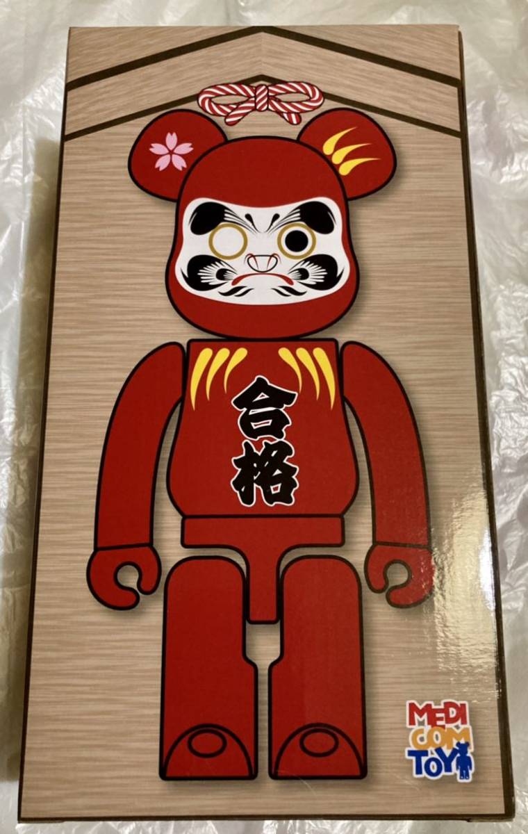 ベアブリック 達磨 合格祈願 紅 400% BE@RBRICK 