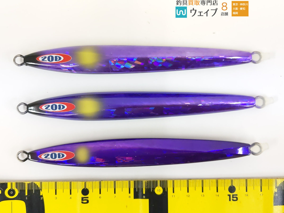ジャッカル アンチョビメタル 160g・ジャッカル アンチョビメタル 200g 等 30個 美品 アンチョビメタル 160g ジャッカル ルアー・フライ卸売り 3本セット グローなし4個まで