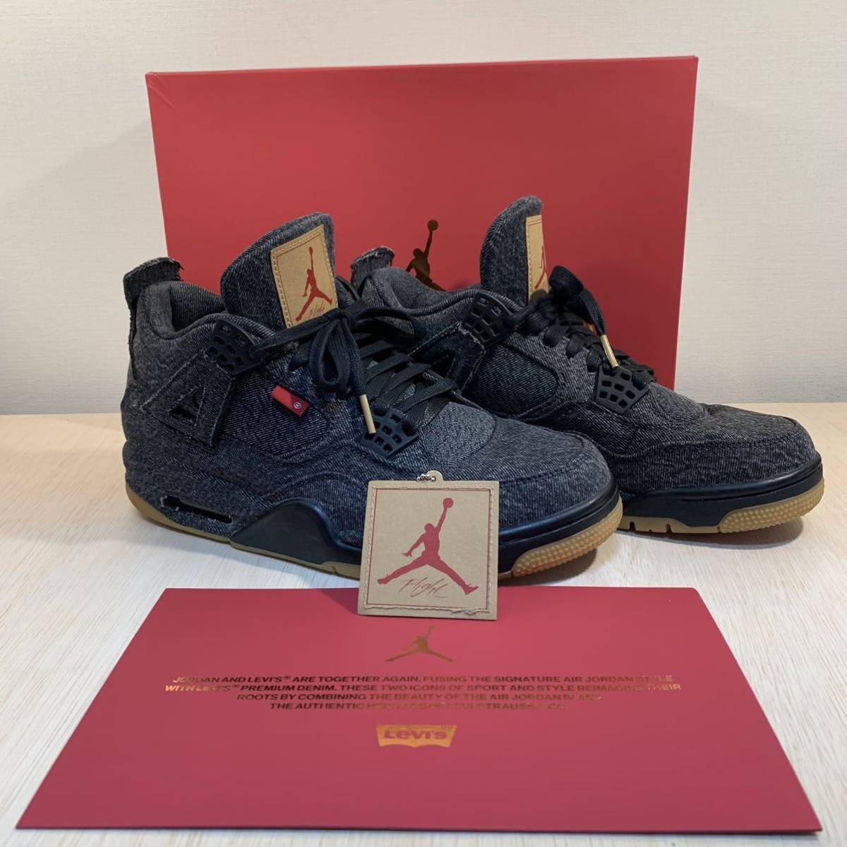 ☆Rタグ☆27cm☆ナイキ NIKE AIR JORDAN 4 RETRO LEVIS NRG スニーカー 
