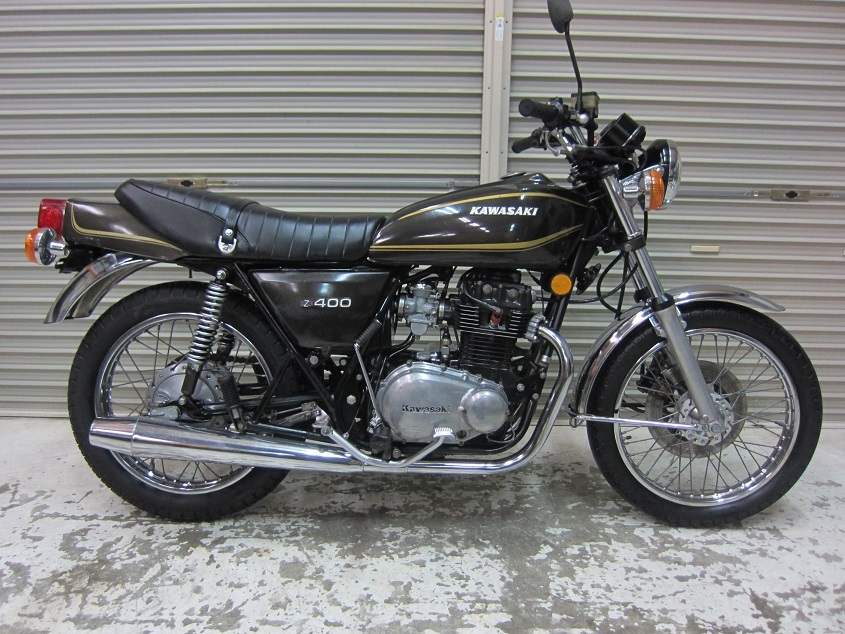 カワサキ　Z400 2気筒　国内物　書付　実動　ベース　K4 カワサキ Z400 2気筒 ツイン 昭和54年 国内物 好調美車!! 希少絶版車
